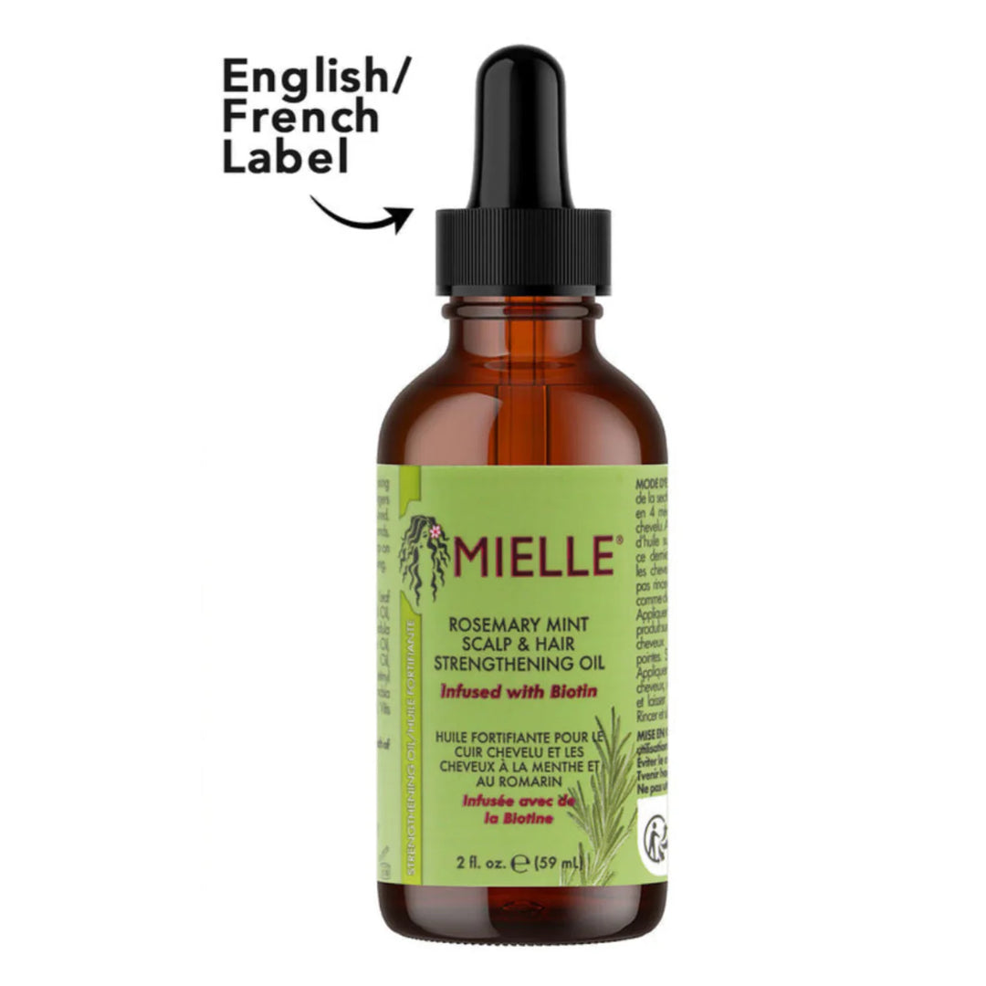 MIELLE - Rosemary Mint Scalp & Hair Strengthing Oil - 59ml