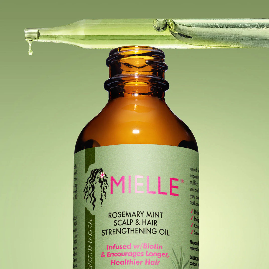 MIELLE - Rosemary Mint Scalp & Hair Strengthing Oil - 59ml